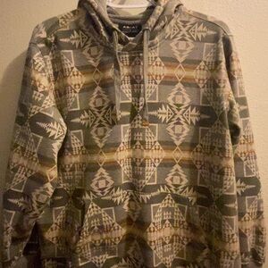 Ariat x Pendleton Tan and Cream Hoodie